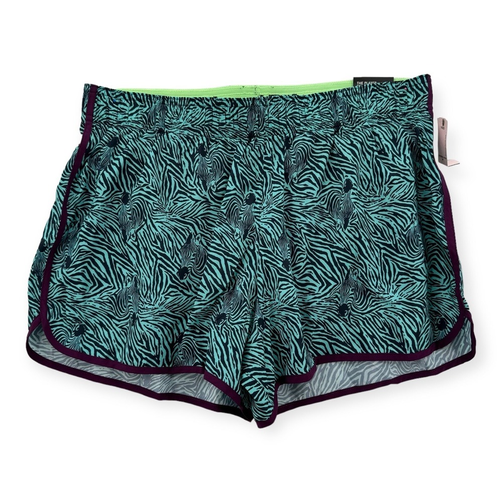Victoria's Secret VSX Sport Shorts Womens Medium Active Running Zebra Print NEW